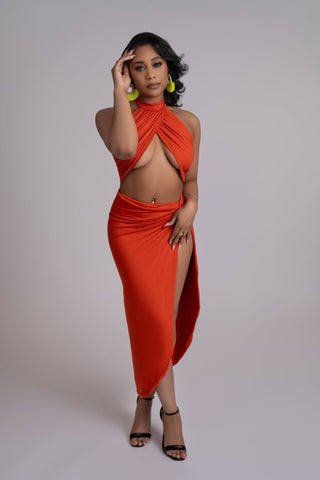 Coral Cove Wrap Around Set - La Luz Boutique