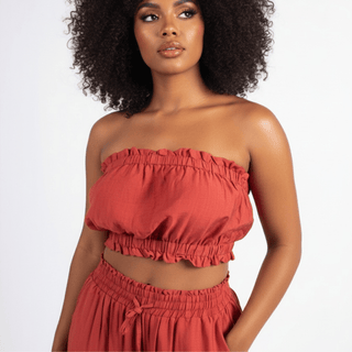 Crimson Breeze 2 Piece Set - La Luz Boutique