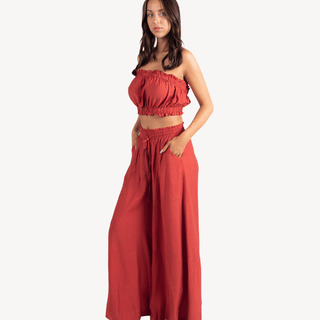 Crimson Breeze 2 Piece Set - La Luz Boutique