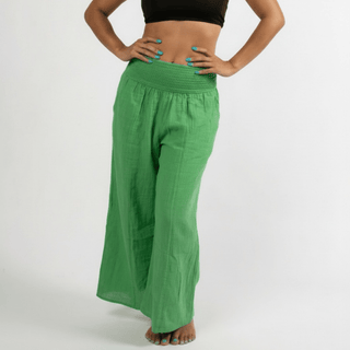 Daydreamer Green Wide Leg Pants - La Luz Boutique