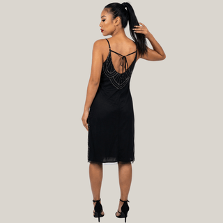 Dazzling Nights Sequin Midi Dress - La Luz Boutique
