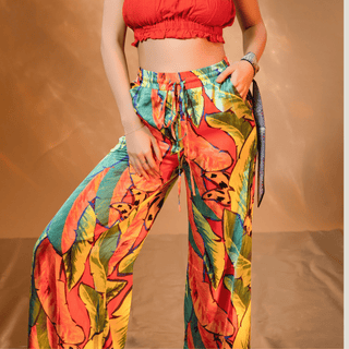 Escapade Wide Leg Pull On Pants - La Luz Boutique