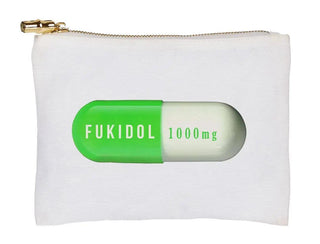 Flat Zip - FUKIDOL Green - La Luz Boutique