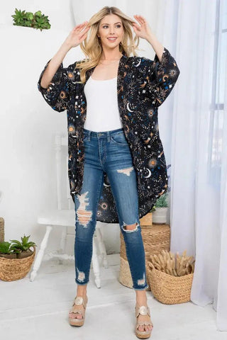 Galaxy Kimono - La Luz Boutique