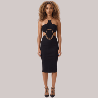 Golden Alibi Dress - La Luz Boutique