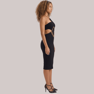 Golden Alibi Dress - La Luz Boutique
