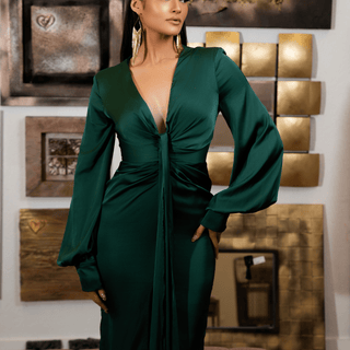 Greensleeves Dress - La Luz Boutique