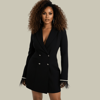 Icon Status Blazer Mini Dress - La Luz Boutique
