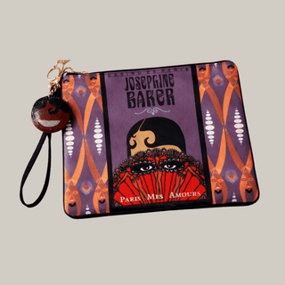 Josephine Baker Accented Clutch Bag - La Luz Boutique