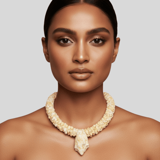 La Concha Statement Necklace - La Luz Boutique