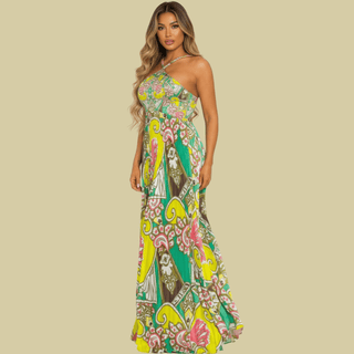 La Reina Maxi Dress - La Luz Boutique