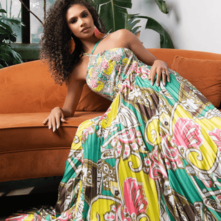 La Reina Maxi Dress - La Luz Boutique