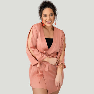 Los Ojos Kimono/ Robe - La Luz Boutique