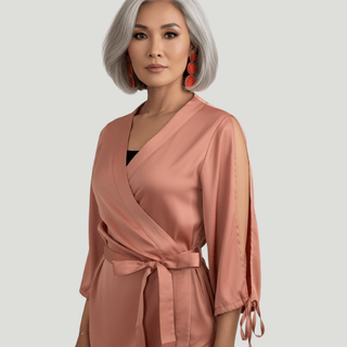 Los Ojos Kimono/ Robe - La Luz Boutique