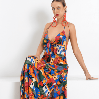 Manarola Knot Front Maxi Dress - La Luz Boutique