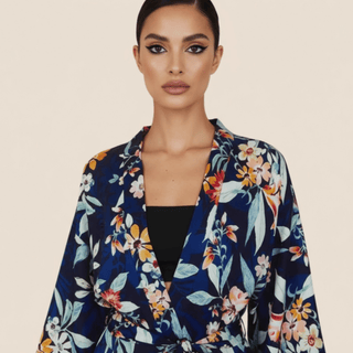 Midnight Tropics Kimono - La Luz Boutique