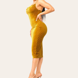 Mimi Mesh Midi Dress - La Luz Boutique