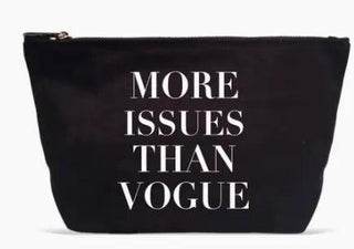 More Issues Than Vogue Pouch - La Luz Boutique