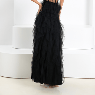 Noir Allure Corset Dress - La Luz Boutique