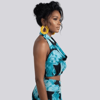 Oceanic Mirage 2 Piece Skirt Set - La Luz Boutique