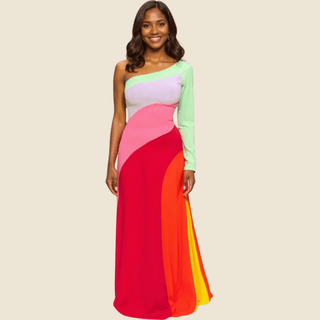 Over The Rainbow Maxi Dress - La Luz Boutique