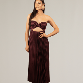 Pillar Twist Front Dress - La Luz Boutique