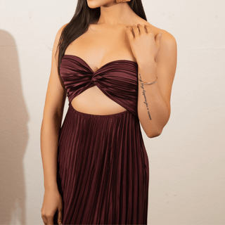 Pillar Twist Front Dress - La Luz Boutique