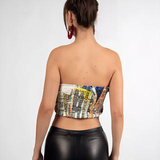 Portofino Breeze Scarf Top - La Luz Boutique