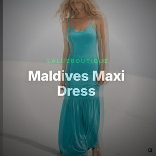 Maldives Maxi Dress – Vacation Maxi Dress – Clean Showcase