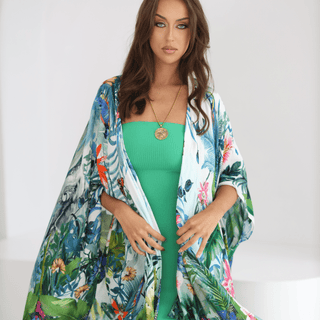 Rainforest Realness Kimono - La Luz Boutique