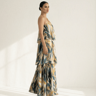 Safira Tiered Maxi Dress - La Luz Boutique