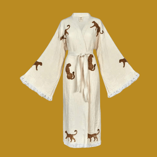 Sahara Leopard Kimono - La Luz Boutique