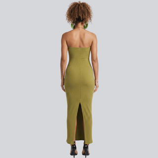Santorini Knit Tube Maxi Dress - La Luz Boutique