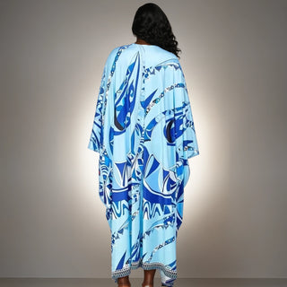 Santorini Oversize Kimono with Shorts - La Luz Boutique