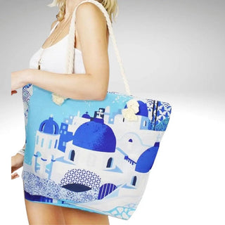 Santorini Tote - La Luz Boutique