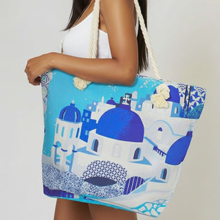 Santorini Tote - La Luz Boutique