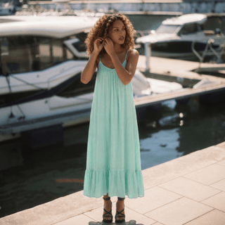 Seafoam Dream Maxi Dress - La Luz Boutique