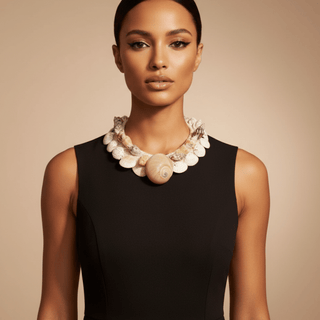 Seashells By The Seashore Necklace - La Luz Boutique