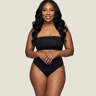 Sheer Coverage Bandeau Set - La Luz Boutique