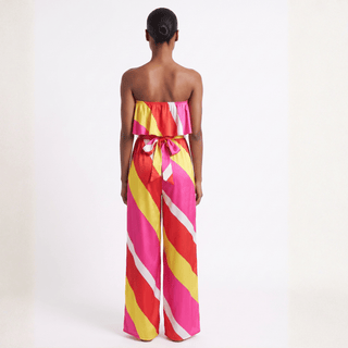 Simply Splendid Chevron Jumpsuit - La Luz Boutique