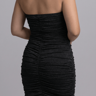 Tavira Ruched Midi Dress - La Luz Boutique