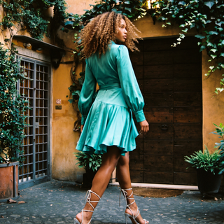 Teal Me Everything Dress - La Luz Boutique