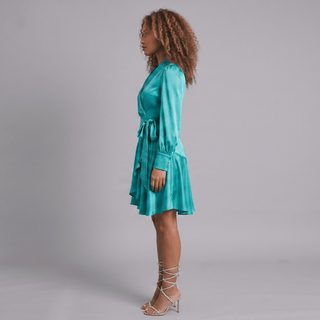 Teal Me Everything Dress - La Luz Boutique