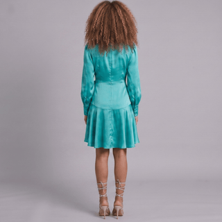 Teal Me Everything Dress - La Luz Boutique