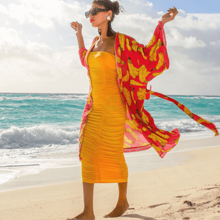 That's Bananas Kimono - La Luz Boutique