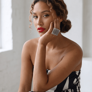 The Dream Grid Ring - La Luz Boutique