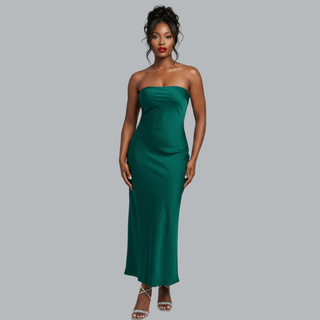 The Green Vesper Dress - La Luz Boutique