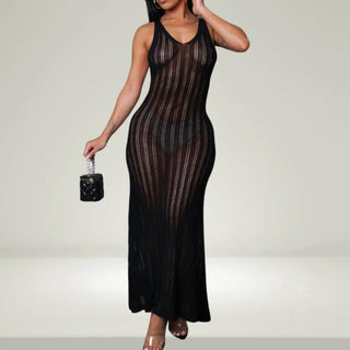 Translucent Maxi-Black - La Luz Boutique