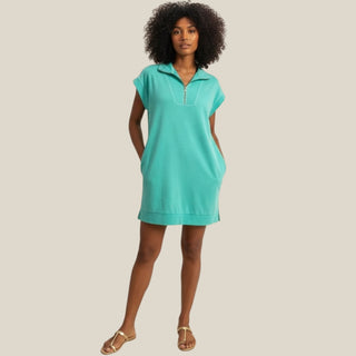 Turquoise Tide Mini Dress - La Luz Boutique