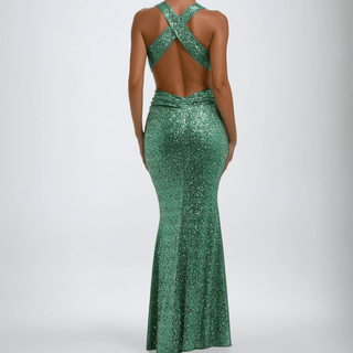 Vivienne Sequin Gown - La Luz Boutique